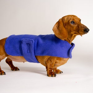 Indigo fleece sweater | Hondentrui | Kleding voor honden | Dogsweater | Blauwe hondentrui