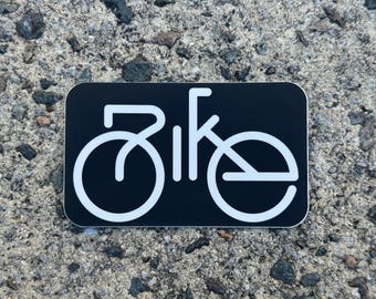 Bike Word Logo Sticker