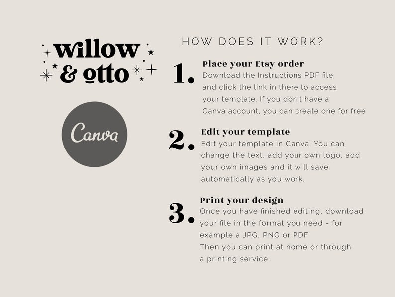 Please Leave A Review Sign Canva Template QR Code Sign Etsy