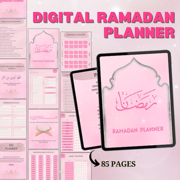 Ramadan Planner 2024 Imprimible Ramadan Journal, Ramadan Daily Planner Digital Ramadan Planner PDF GoodNotes iPad Planner Descarga instantánea