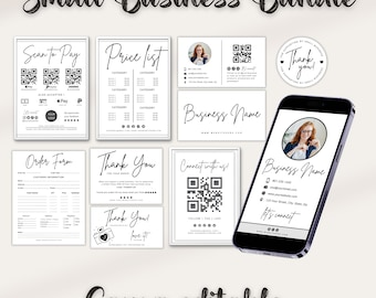 Scan To Pay Template, Craft Show Bundle, Order Form Template, Craft Fair Template, Small Business Bundle, Price List Template