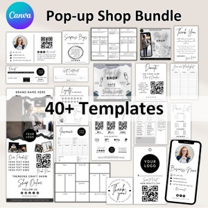 Craft Show Bundle, Order Form Template, Craft Fair Template, Scan To Pay Template, Small Business Bundle, Price List Template