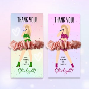 Printable Scrunchie Hang Tags, Editable Scrunchie Tag, Customizable Tag for Scrunchie Business, Canva Template, Instant Download