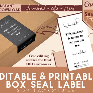 Box Sealing Stickers, Sealing Stickers, Packaging Stickers, Label Sealing, Packaging