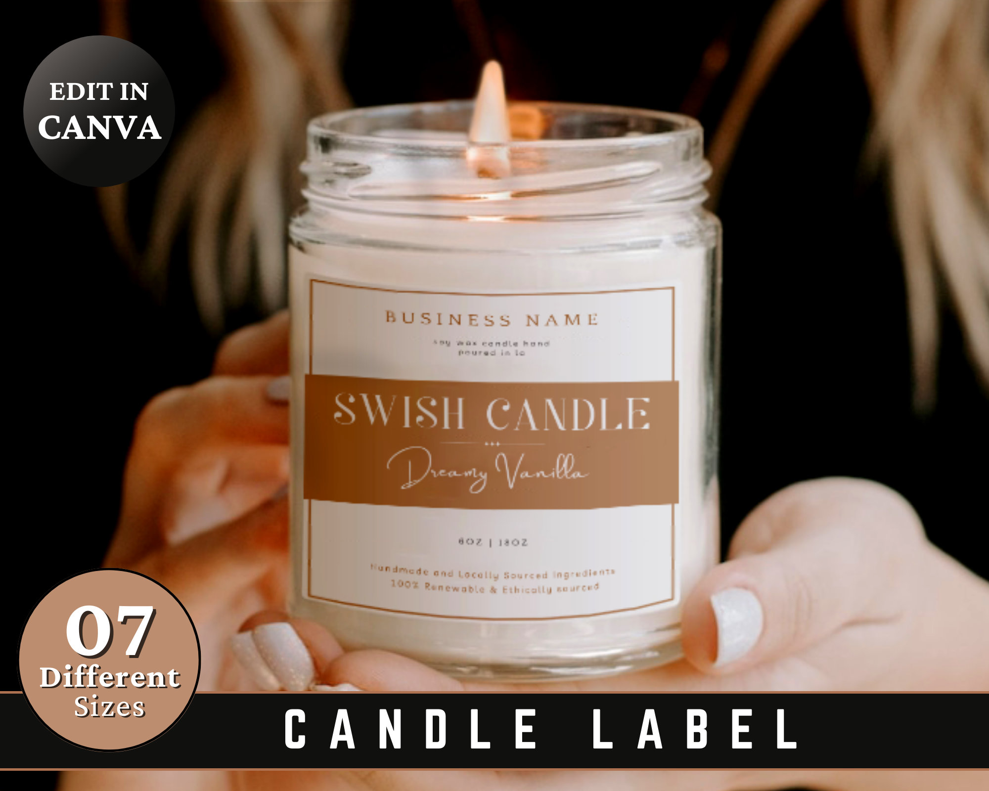 Candle Label Design - Etsy