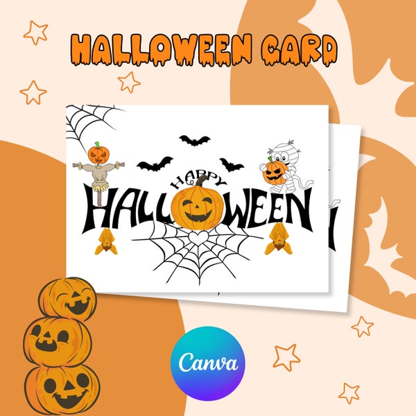 Funny Halloween Card - Etsy