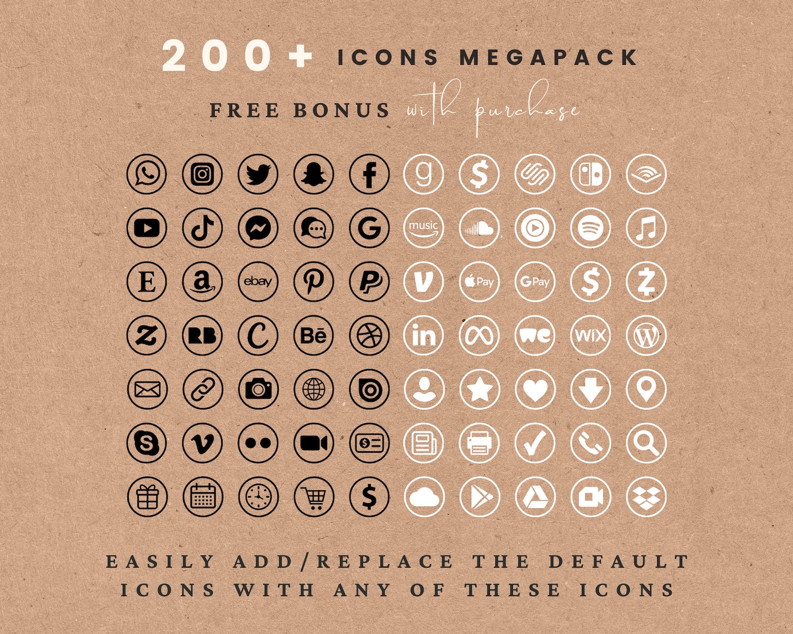 Editable Box Label Template: Custom Packaging Stickers (digital ...