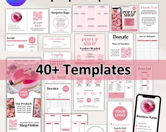 Craft Show Bundle, Order Form Template, Craft Fair Template, Small Business Bundle, Price List Template. Scan To Pay Templatea