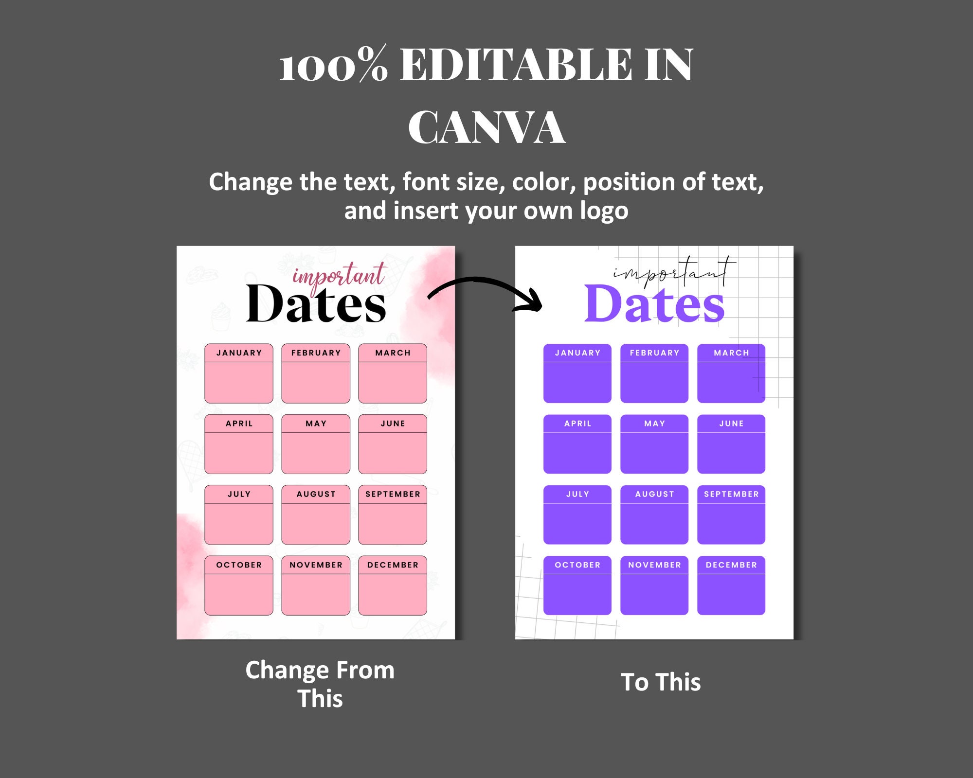 Editable Bakery Business Bundle Canva Template, Cake Order Form, Price ...