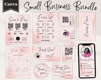 Craft Show Bundle: Order Form, Price List, Scan to Pay (Digital Download)