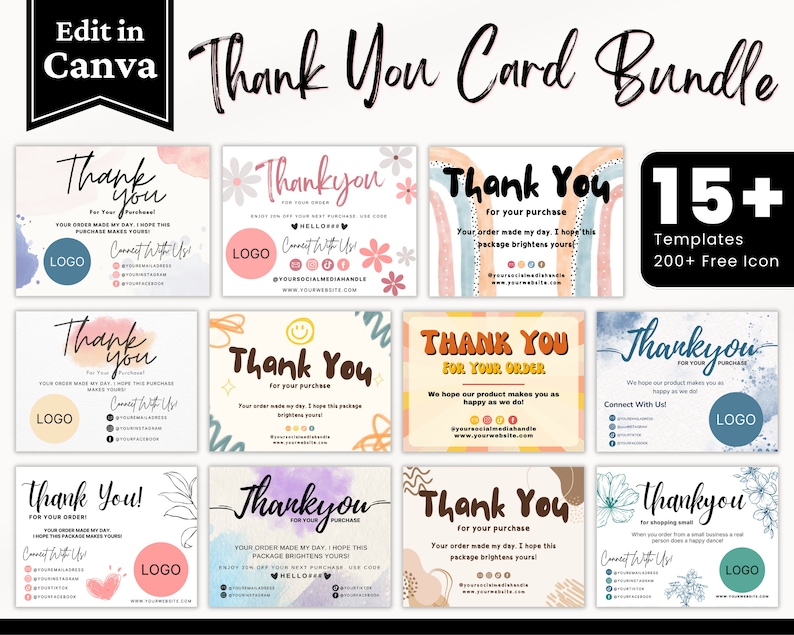 Small Business Thank You Cards