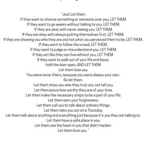 Let Them Poem 8.5x11 DIGITAL Print - Etsy