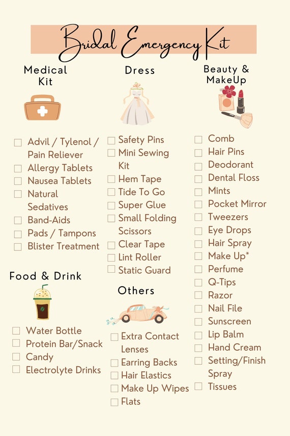 Bridal Makeup Kit Checklist Makeupview co