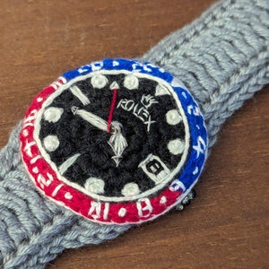 Modische Stoff Armbanduhr / Schmuckuhr handgefertigt neues Muster / Format sportliches Design. Unisex Bild 3