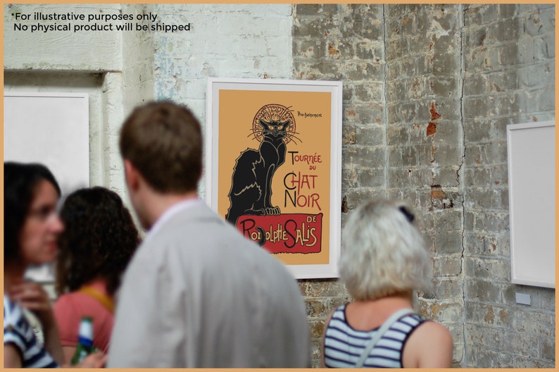 Classic Tournée du Chat Noir Digital Download Poster Sized image 7