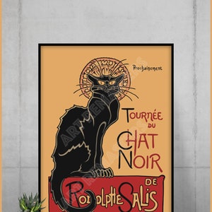 Classic Tournée du Chat Noir Digital Download Poster Sized image 3