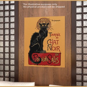 Classic Tournée du Chat Noir Digital Download Poster Sized image 5