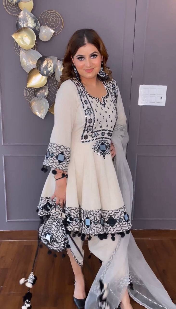 Dhoti salwar top suit images