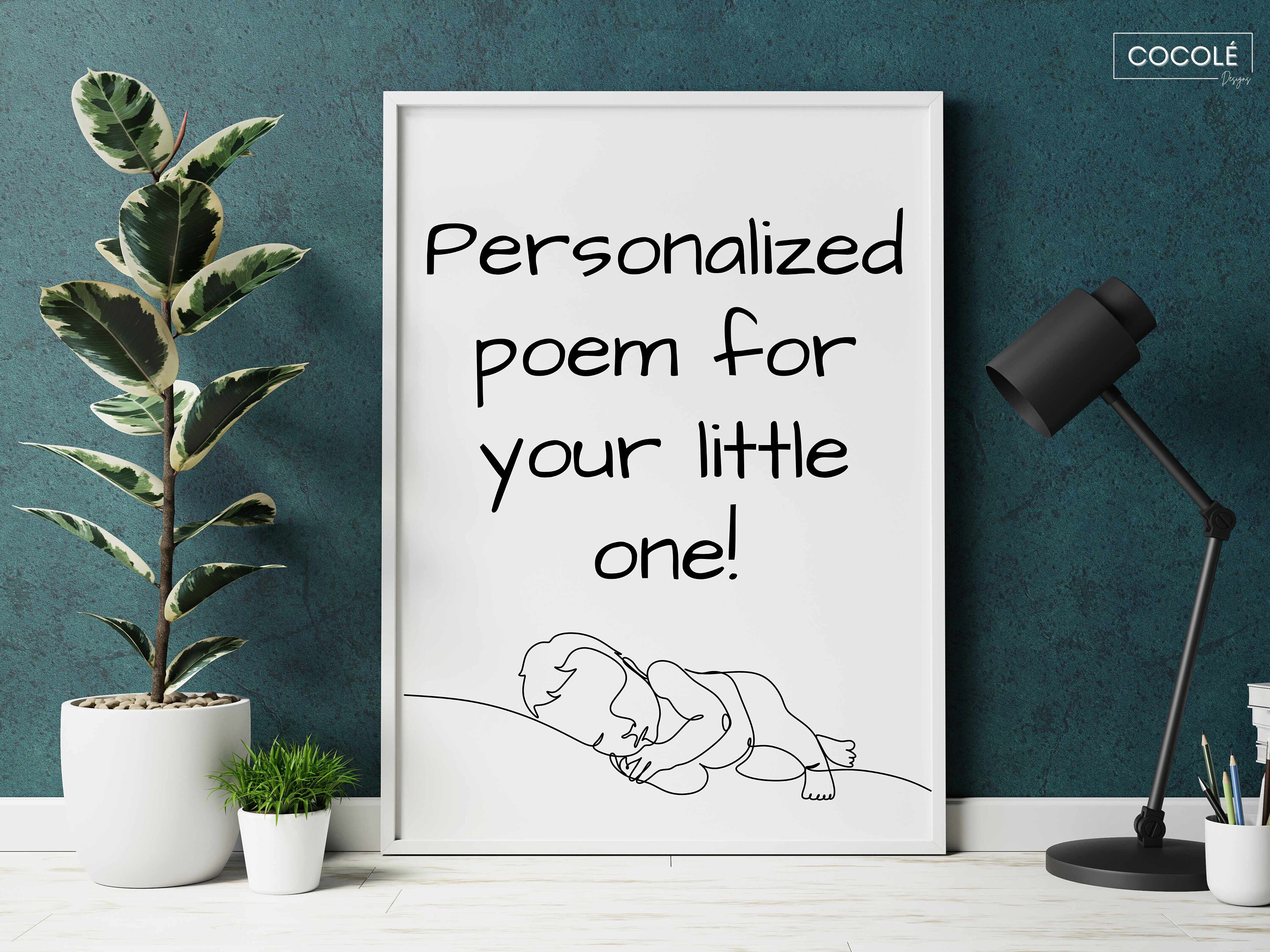 Personalised Poem, Poem for Your Newborn, Poem for Toddler ...