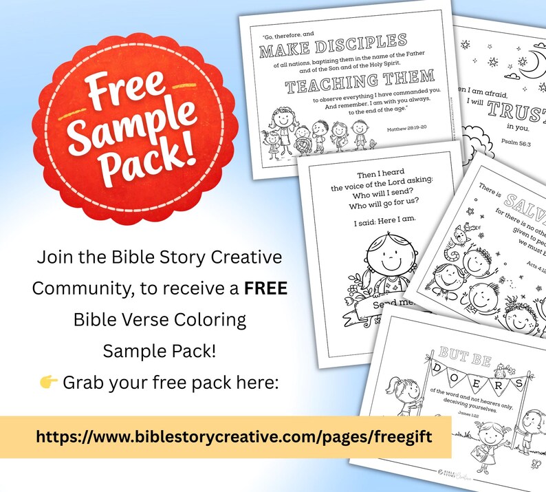 Jonah and the Whale Craft for Kids | Bible Story Printable | Sunday School VBS Activity | Christian Fish Craft PDF Download image 6