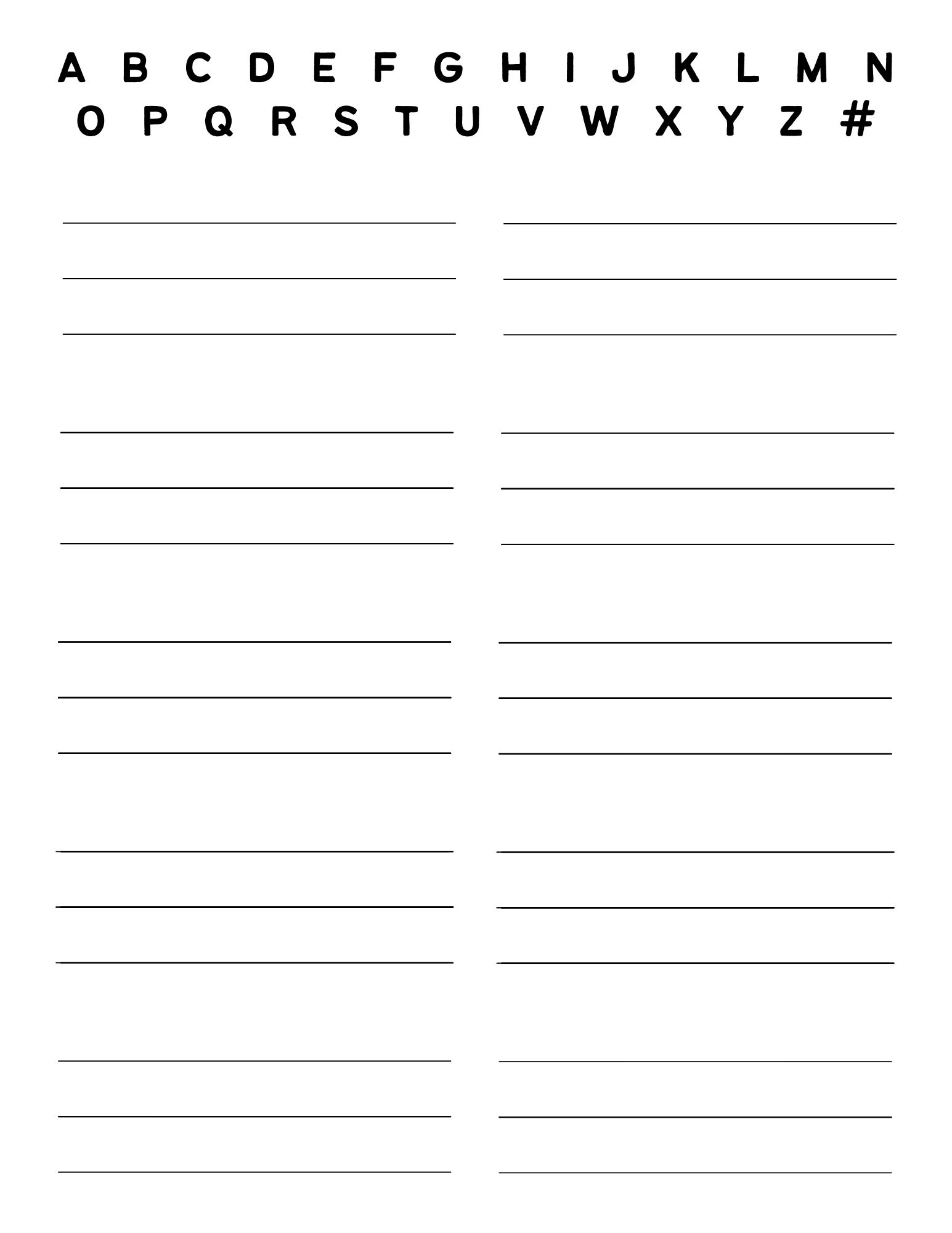 Minimalist Clickable PDF Notebooks - for E-ink Devices - Addresses ...