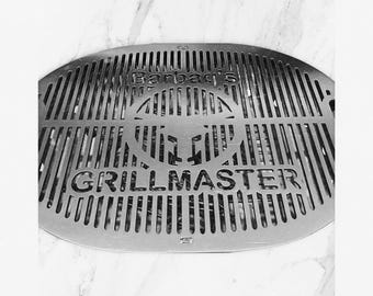 Personalisierter runder Grillrost, 18 - 30 ”Kohlenstoffstahl