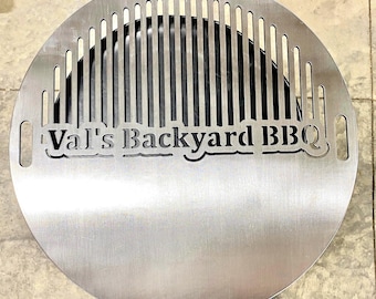 Aanpasbare bakplaat/rooster 18" - 30" rond grill- of rookovenrek 3/16" koolstofstaal
