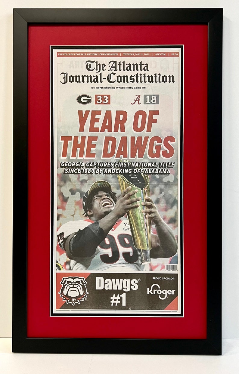 2022 & 2023 UGA Bulldogs College Football Playoffs National