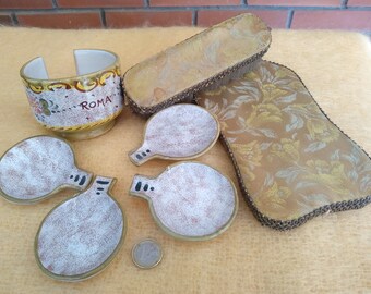 Suit brush and set of ashtrays | vintage ultimage style