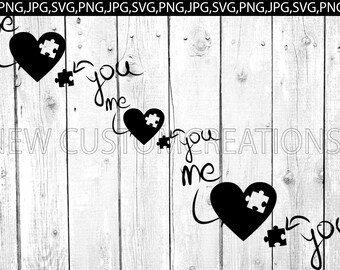 Heart puzzle svg, Love puzzle svg, Valentine svg, Valentine day svg, , Valentine clipart, Puzzle piece svg, Heart puzzle vectorSVG