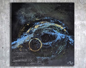 Abstract Original Painting, Mixed Media on Canvas, Unframed Wall decoration, Expressionism Artwork