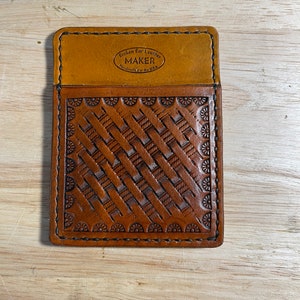 Leather card holder
