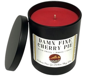 Damn Fine Cherry Pie  (Coconut & Soy Wax Candle)