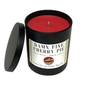 Damn Fine Cherry Pie  (Coconut & Soy Wax Candle)