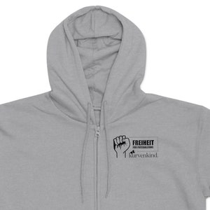 Freiheit (kurvenkind) Zipper Unisex