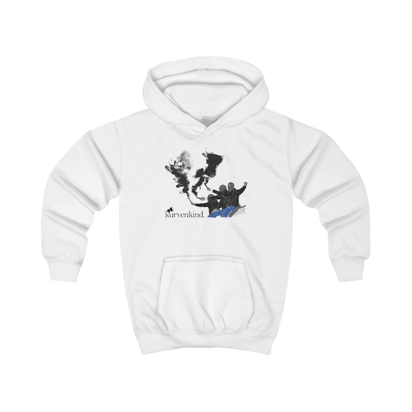 Zaun schwarz (kurvenkind) Hoodie Kinder