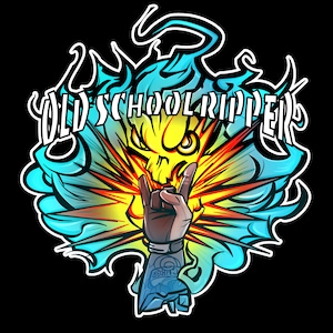 Sticker vinyle Old School Ripper