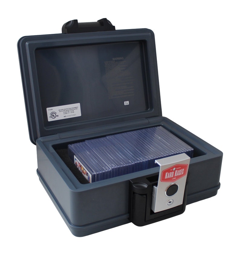 Fireproof Graded Card Slab Storage Box Case Holder Fits PSA Kardkases