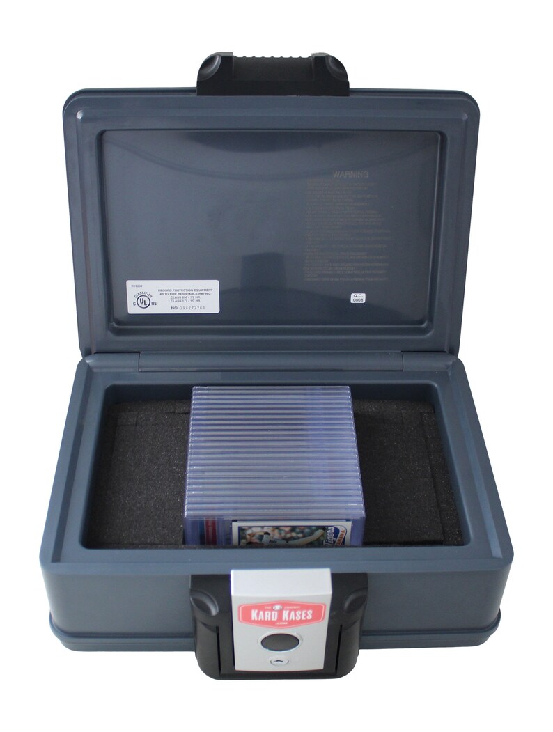Fireproof Graded Card Slab Storage Box Case Holder Fits PSA Kardkases