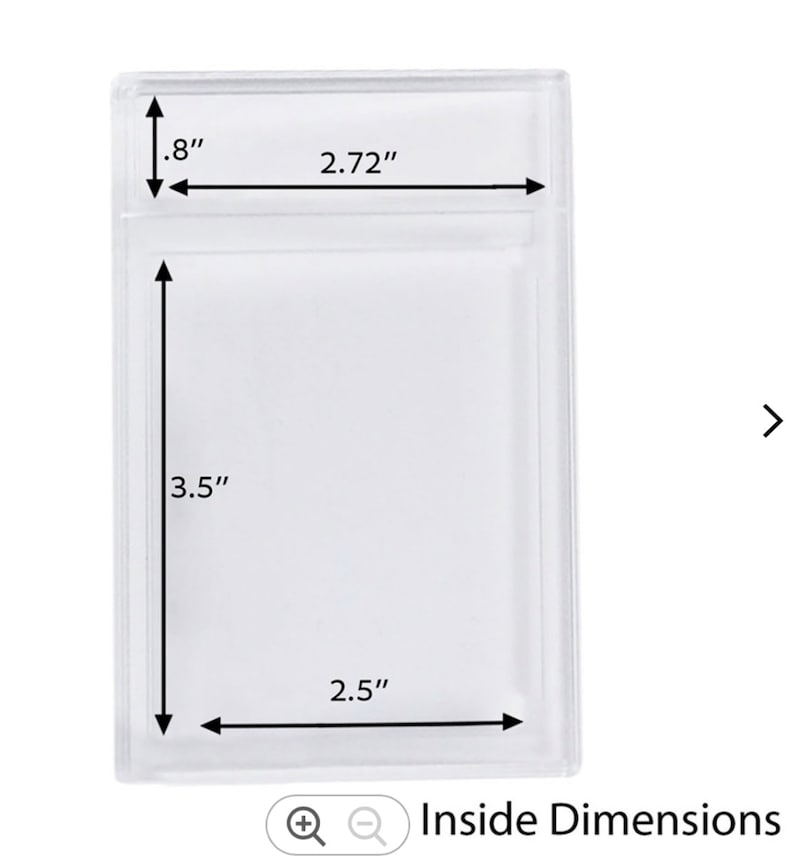 Graded Card Slab Trading & Sports Card Clear Acrylic Protector Kard