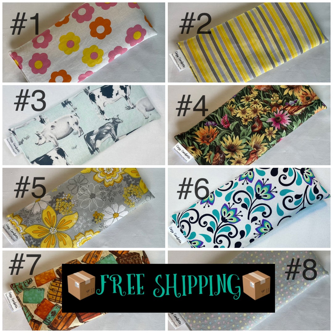 Microwave Heat Pad Rice Bag Cold Pack Pain Reliever Rice Etsy