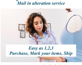 Mail-In Clothing Alterations & Repairs: Sewing, Mending, Hemming