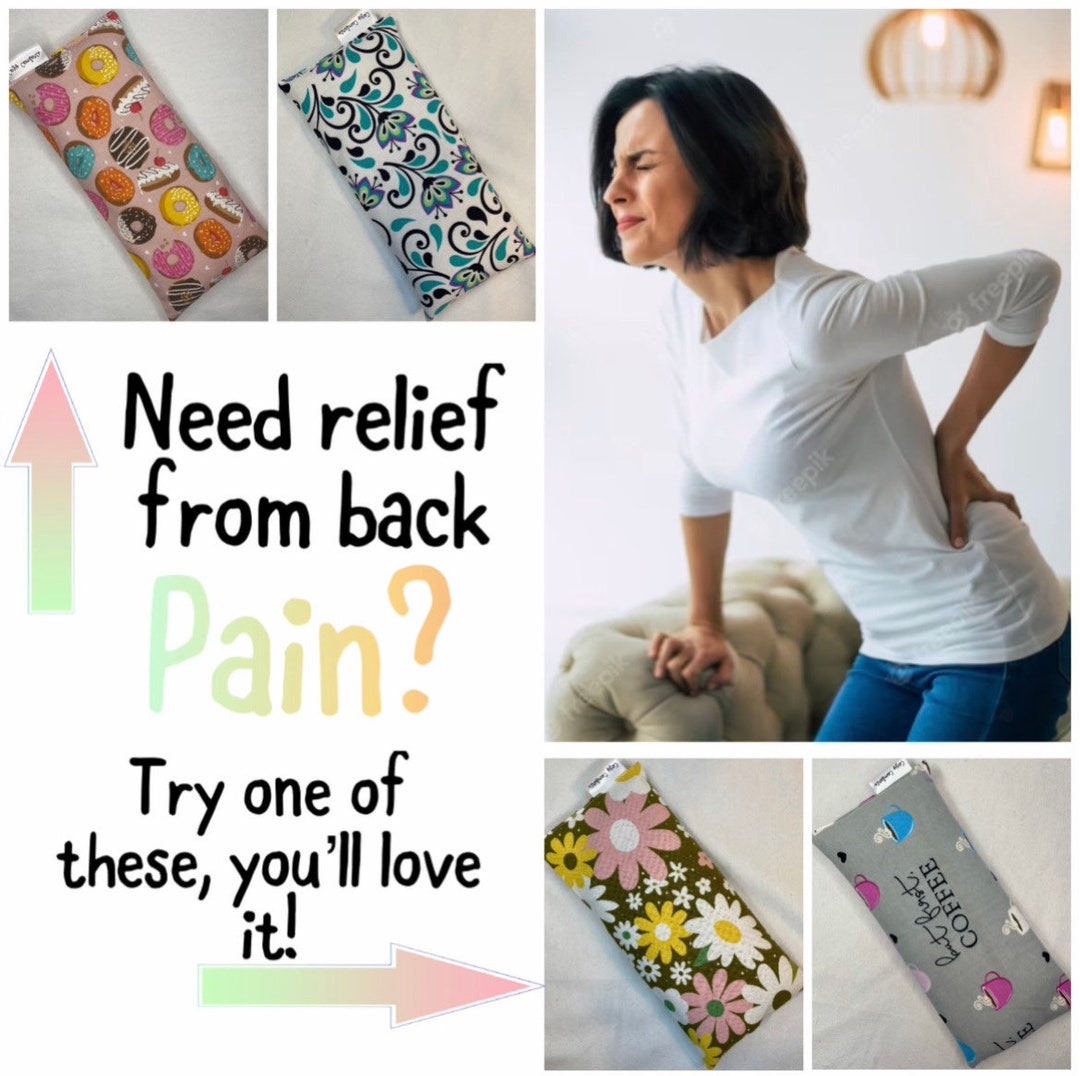 Microwave Heat Pad Rice Bag Cold Pack Aches and Pains Etsy