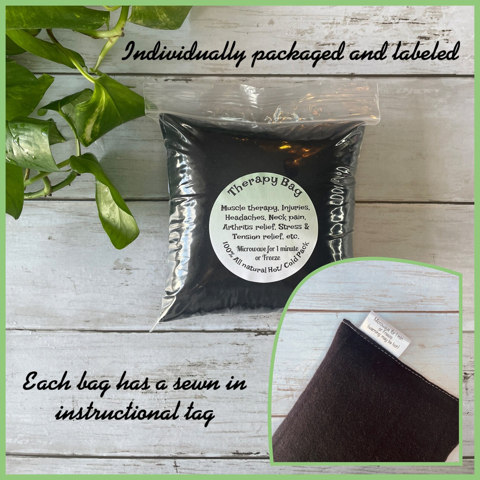 Microwave Heat Pad Rice Bag Cold Pack Aches and Pains Etsy