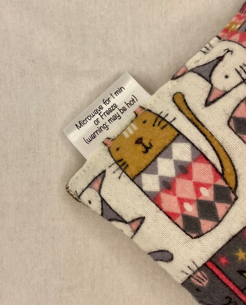 Microwave Heat Pad Rice Bag Cold Pack Aches and Pains Etsy