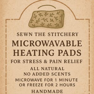 Microwavable Rice Heating Pad: Hot Cold Therapy, Pain Relief
