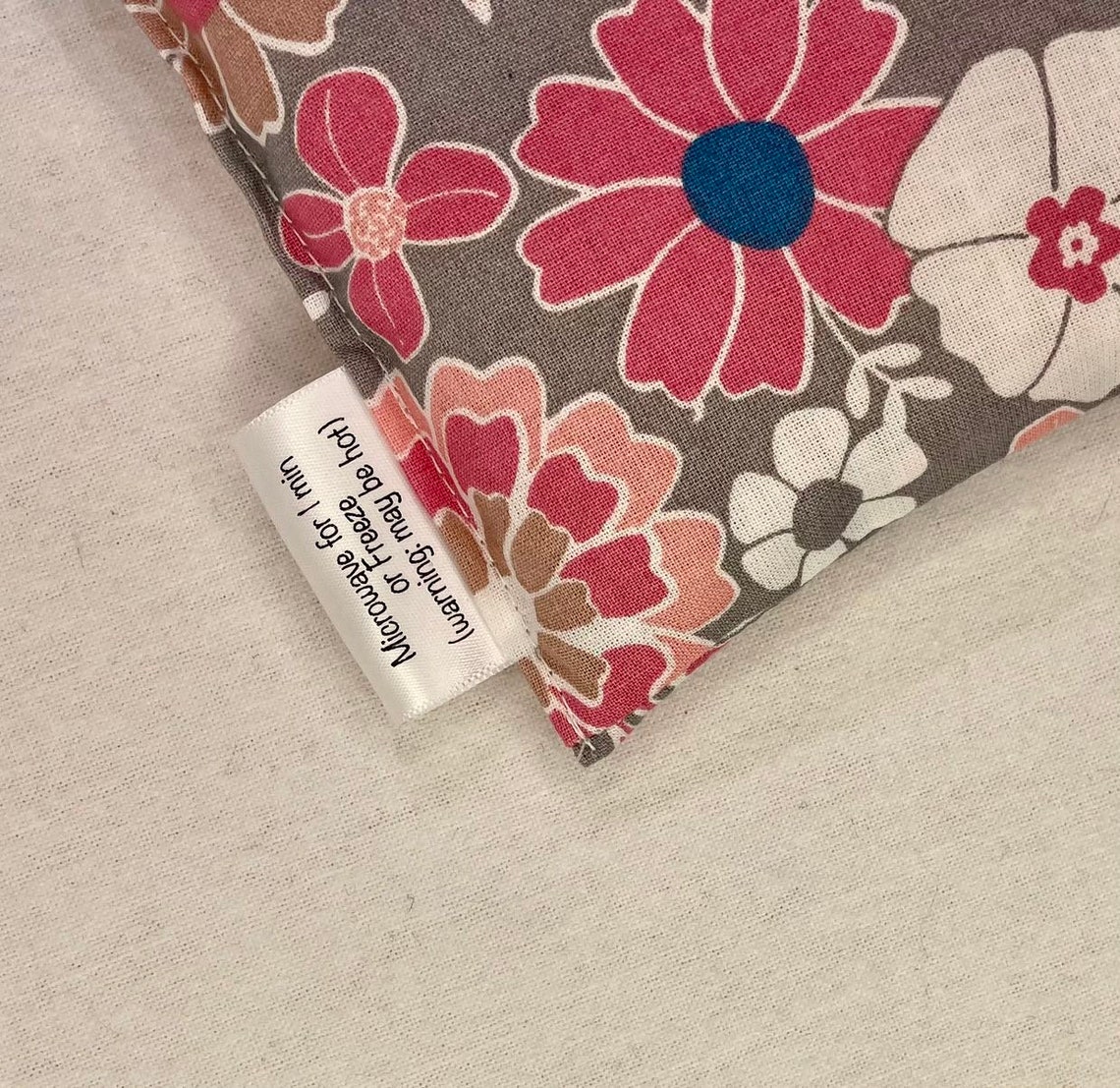 Microwave Heat Pad Rice Bag Cold Pack Aches and Pains Etsy