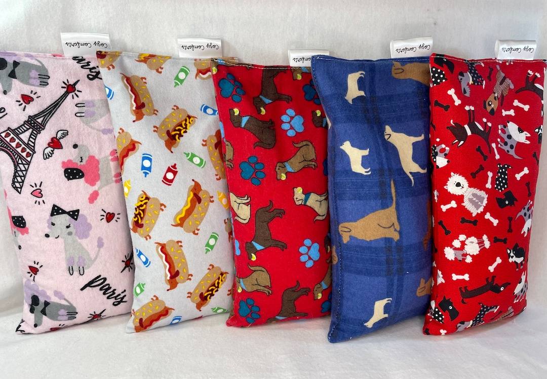 Microwave Heat Pad Rice Bag Cold Pack Aches and Pains Etsy