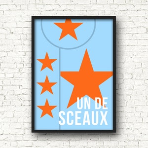 Impresión de regalo de carreras de caballos de seda Jockey UN DE SCEAUX, Cheltenham, regalo para hombres, regalo para él, impresión minimalista, regalo deportivo, impresión deportiva