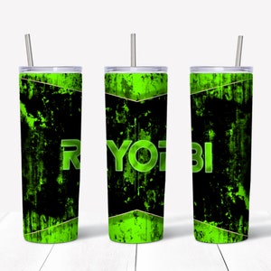 Ryobi design for 20oz skinny tumbler
